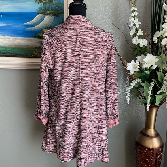 Bagatelle Collection Tweed Draped Jacket Size M - Picture 7 of 15